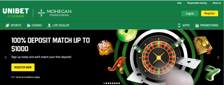 Unibet Casino Bonus Code for August 2023